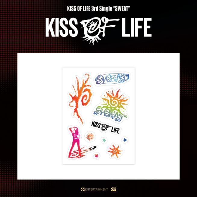 Предзаказ KISS OF LIFE SWEAT Тату-наклейка