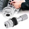 10Pcs Tr43E Metal Car Truck Motorcycle Tubeless Tire Tyre Valve Stems With Dust