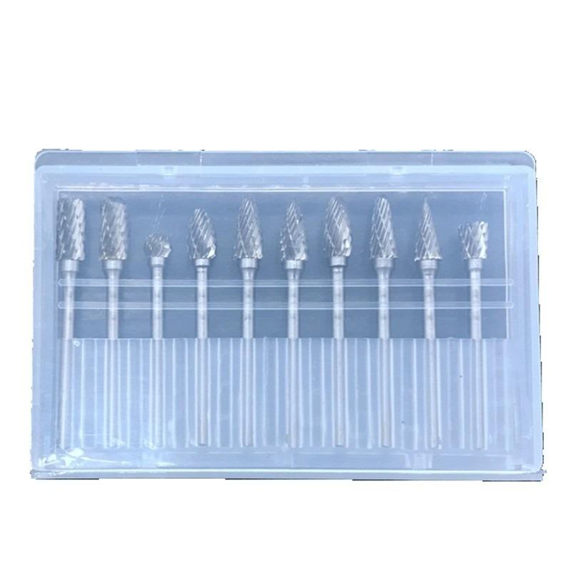 10 шт./набор стальных вращающихся фрез 3*6 мм хвостовик дерева DIY электрическая шлифовальная головка сверло