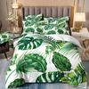 Tropical Rainforest 3D Printed Bedding Three-Piece Plant Flower Quilt Cover