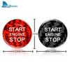 Real Hard Carbon Fiber for Alfa Romeo 147 156 159 Giulia Stelvio Accessories Car Engine Start Stop Button Cover Ignition Sticker