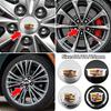 3D 4pcs 56mm 60mm 65mm Car Wheel Center Hub Cap Stickers Decal For Cadillac CTS DTS STS XTS ATS BLS SLS Deville CT5 CT6 XT5 XT6