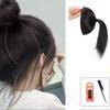 Instantly Thicken Hair Back of Head Hair Bun Extension for Thinning Hair for Anyone Seeking Immediate Results Woman