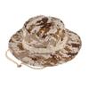 Tactical Camouflage Boonie Hat Fishing Cap Sun Protector Cotton Cap Bucket Hat Outdoor Sports Hiking Hunting Fisherman Hat