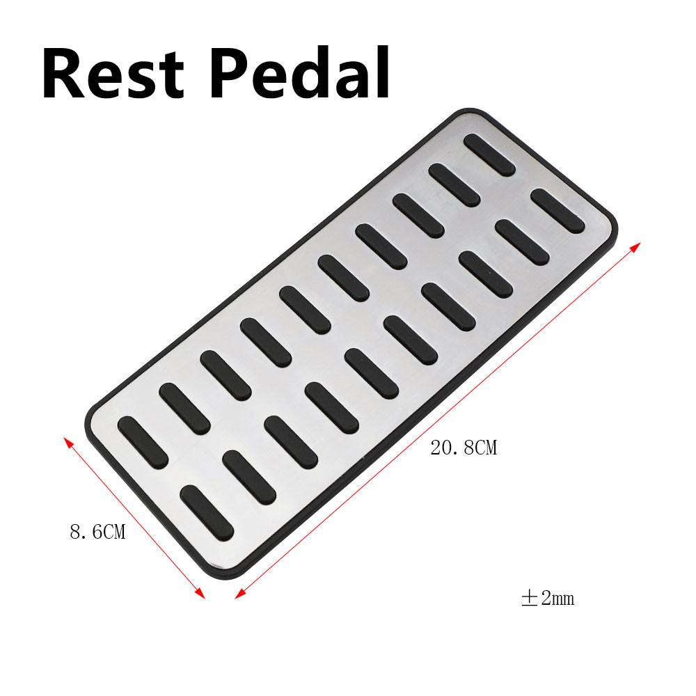 Автомобильный топливный тормозной упор, педали, авто чехол для педали для Hyundai Ix25 Creta Accent Verna Solaris для Kia K2 Rio Soul KX3, аксессуары