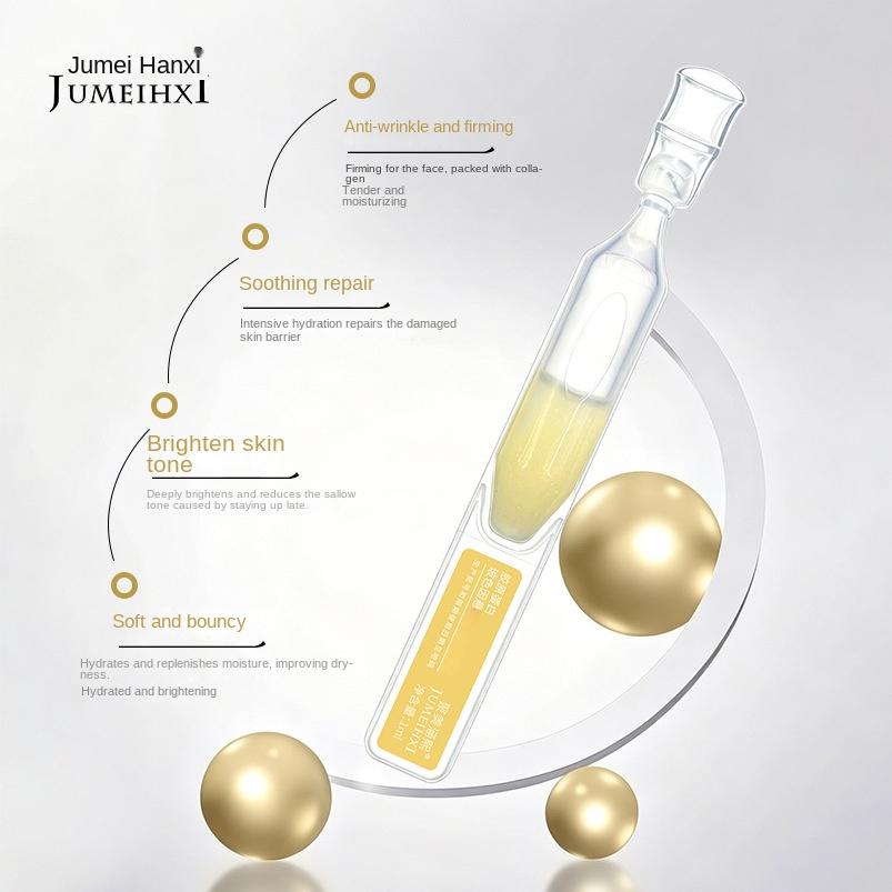 Barrier Repair Serum Collagen Bosin Disposable Ampoules Hydrating Firming Lifting Facial Treatment 30 Pcs