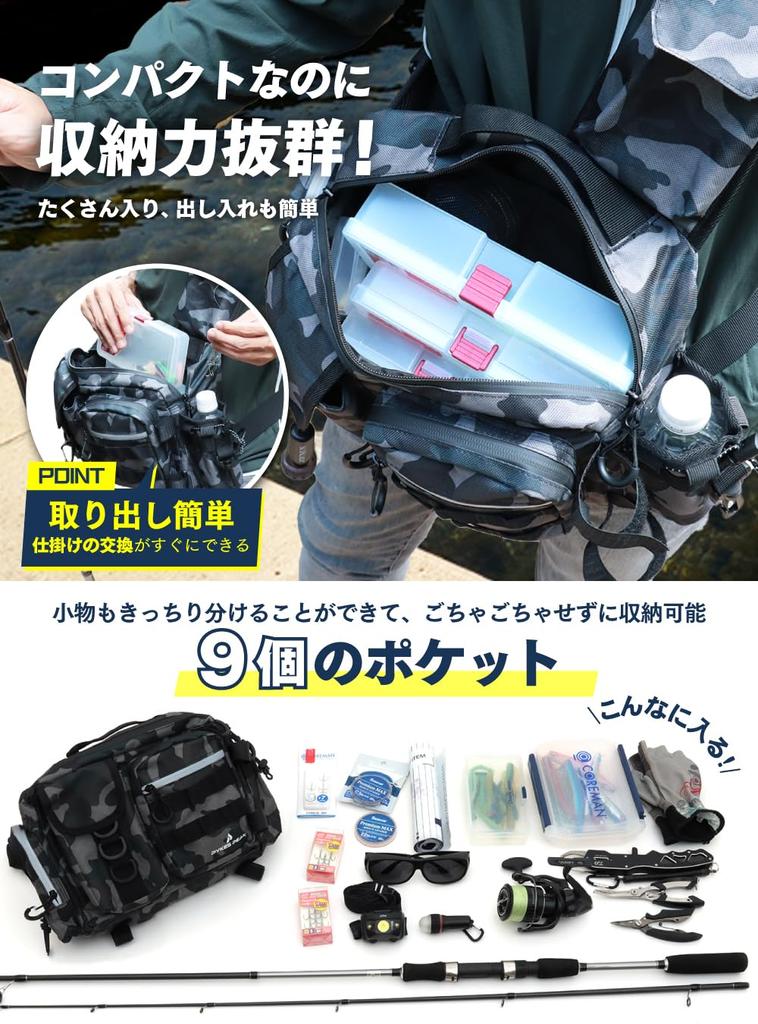 PYKES PEAK Fishing Tackle Run Gun 2 5 Waterproof Large 6 Fishing Shoulder Medium Bag, Bag, & Bag, Sizes, Colors, Zipper, Capacity, Carabiners, Bag,