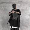 Men Harajuku T Shirt Gothic Punk Short Sleeve O Neck Tops Summer Loose Oversize Streetwear Y2K Tshirt