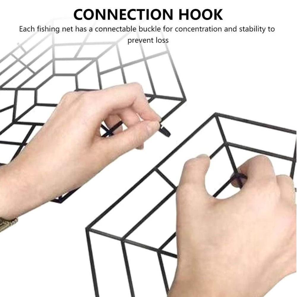 10 шт. Пластиковая плавающая сетка для защиты пруда от рыб, устойчивая к ультрафиолетовому излучению, защитная сетка для пруда, садовая сетка