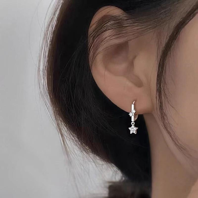 Серьги-кольца из стерлингового серебра 925 пробы: 2025 Современный Нишевый Дизайн - Элегантный и Роскошный для Женщин