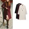Fall and Winter New Women's Clothing Fashion Wind Loose Lapel Long Sleeves Button Decoration Soft Coat Outwear 4344660