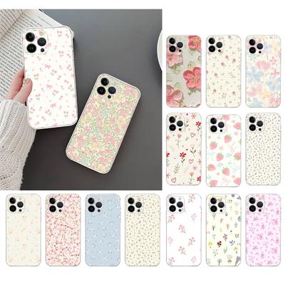 Чехол для телефона Для iphone 17ProMax 17 Pro Air 16 15 14 13 Pro Max 16 15 14 13 Pro 15Plus Розовый цветок