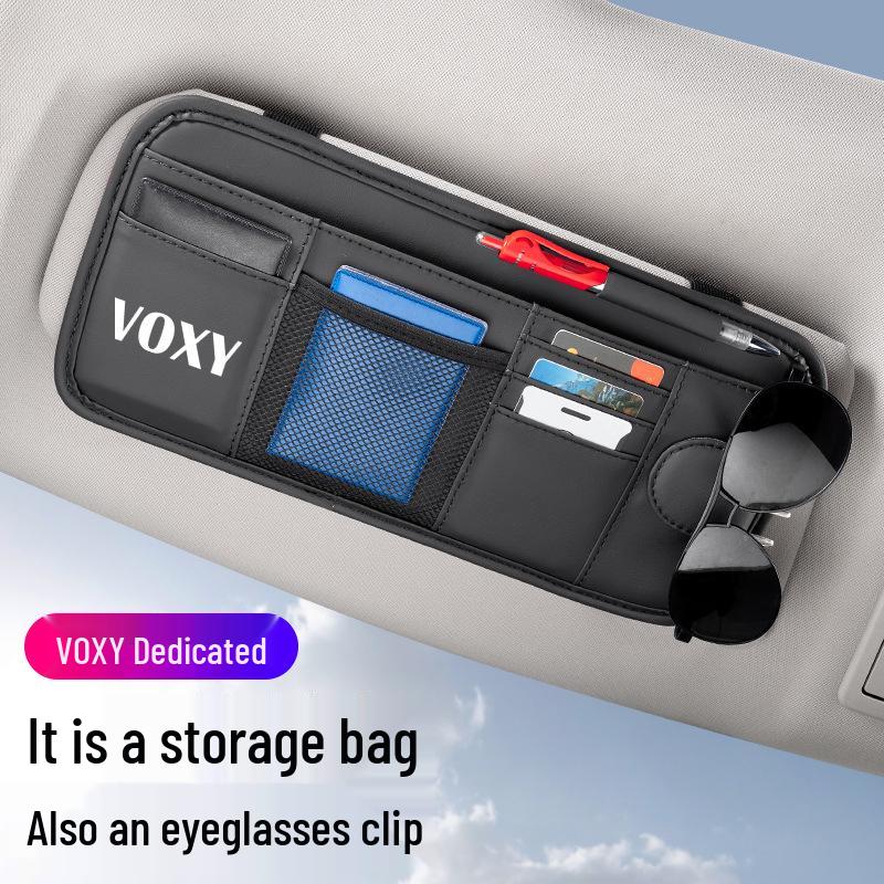 Toyota VOXY Хранение и держатель для карт в козырьке - Зажим для очков и декорация в салоне автомобиля