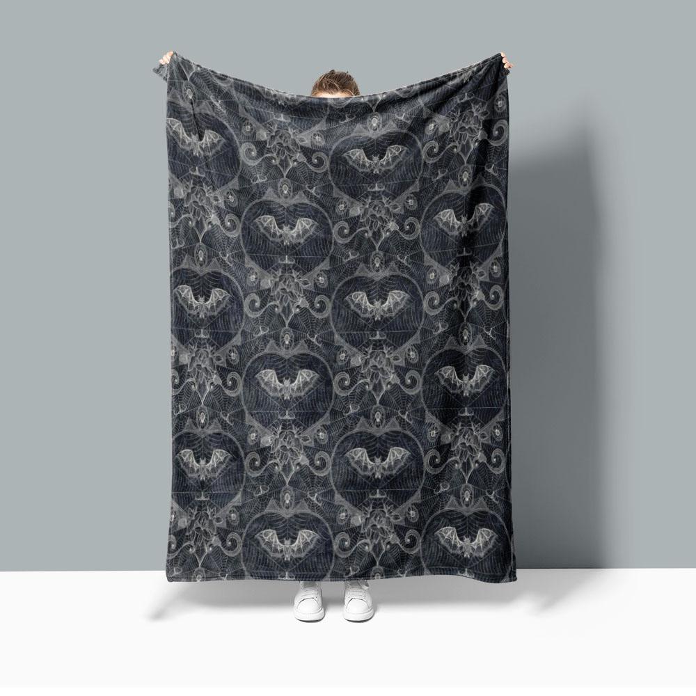 Дома с привидениями Супер Толстое Фиолетовое Одеяло Vantage Носимое Флисовое Теплое Одеяло Мультяшное Покрывало Comtom Приемлемо