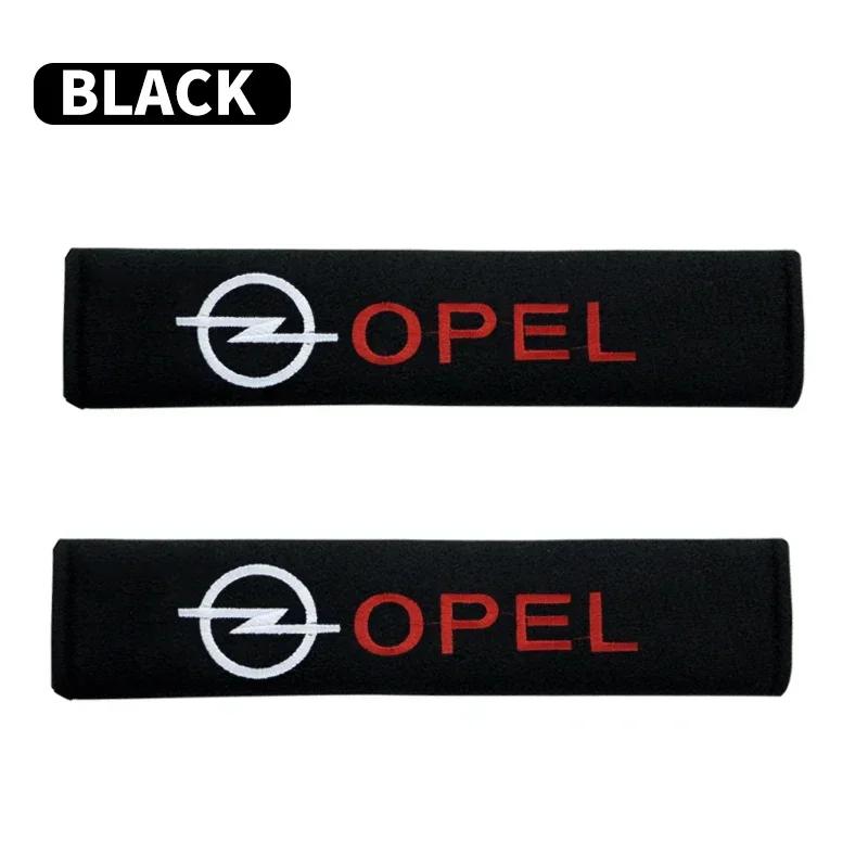 mksh9 1/2PCS Car Logo Seat Belt Shoulder Pad Protector Pad For Opel astra h astra j g corsa insignia zafira b vectra c corsa d vivaro