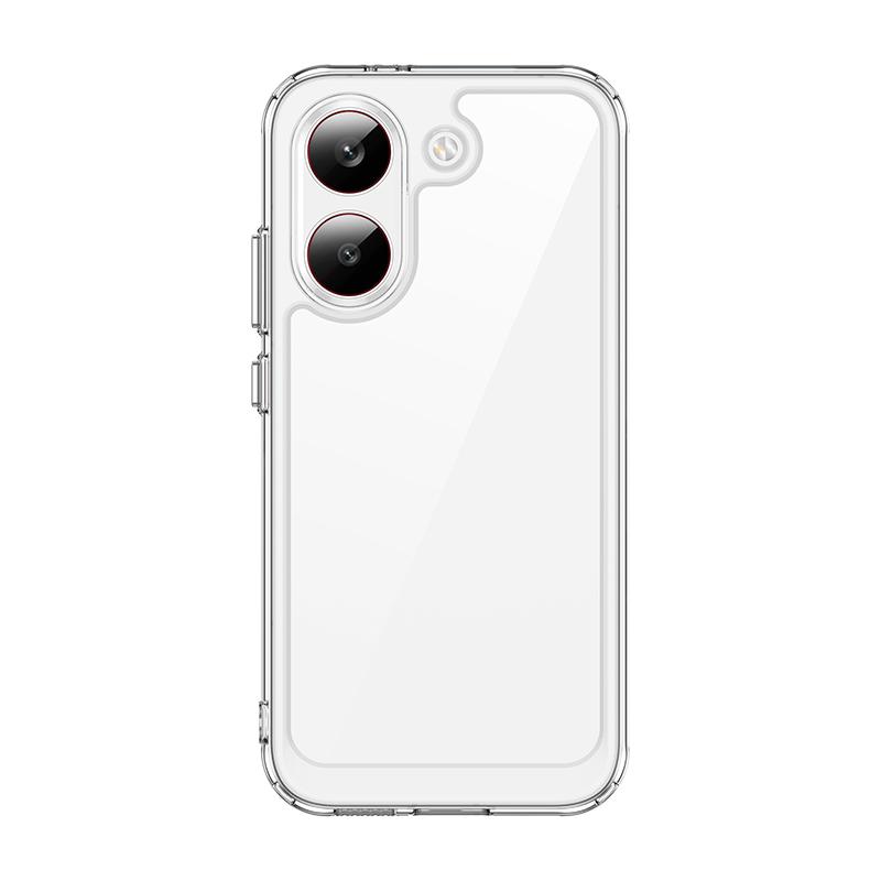 Для Poco X8 Pro Прозрачный чехол Для Xiaomi Poco X8 Pro Чехол Funda Coque Жесткий Полупрозрачный Мягкая рамка Бампер для телефона Poco X8 Pro