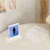 Clear Photo Frame Double-sided Visible Dustproof Groove Base Heavy Duty Desktop 3-Inch Instant Camera Photo Picture Display Frame