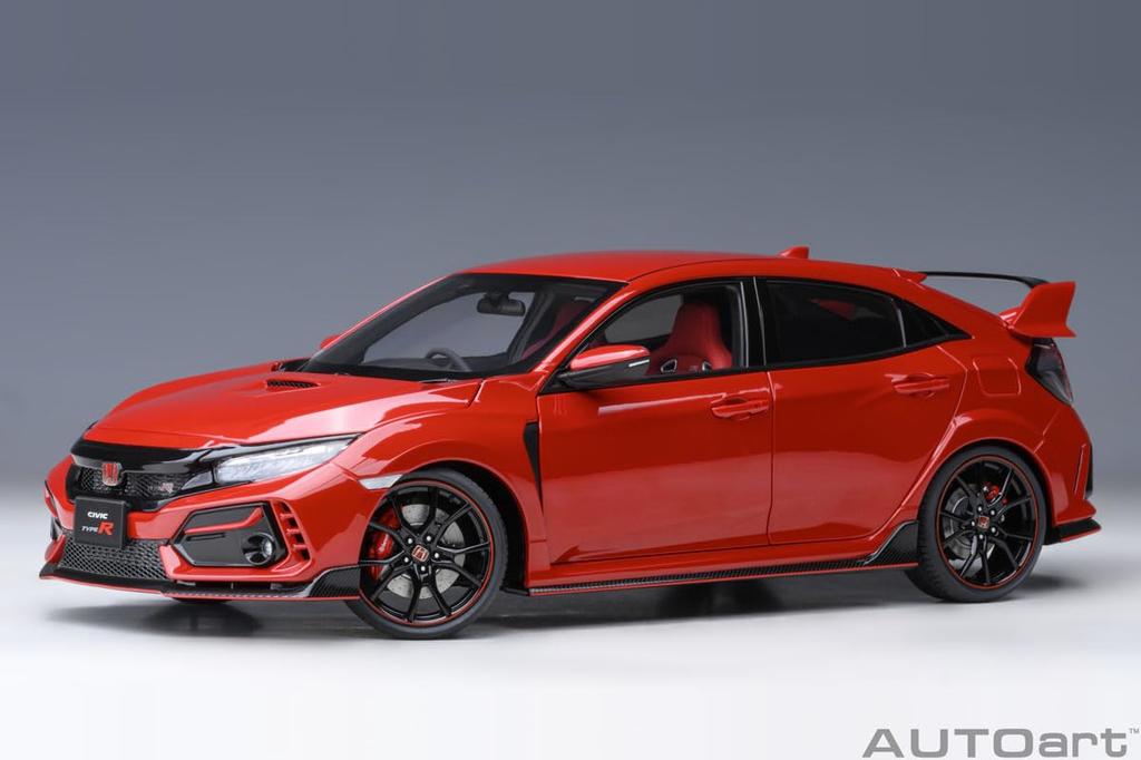 AUTOart 1/18 Scale Honda Civic Type R (FK8) 2021 Frame Red Finished Product