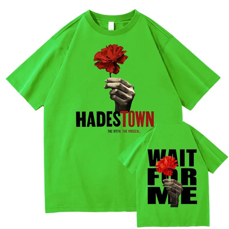 Hadestown The Musicalr Tour 2026 TShirts Short Sleeve Unisex Album Clothing Fan Merch For Summer Pure Cotton Fashion Streetwear