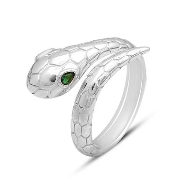 Серебряное кольцо с фианитами, вес изделия 7,27 гр (2161912)