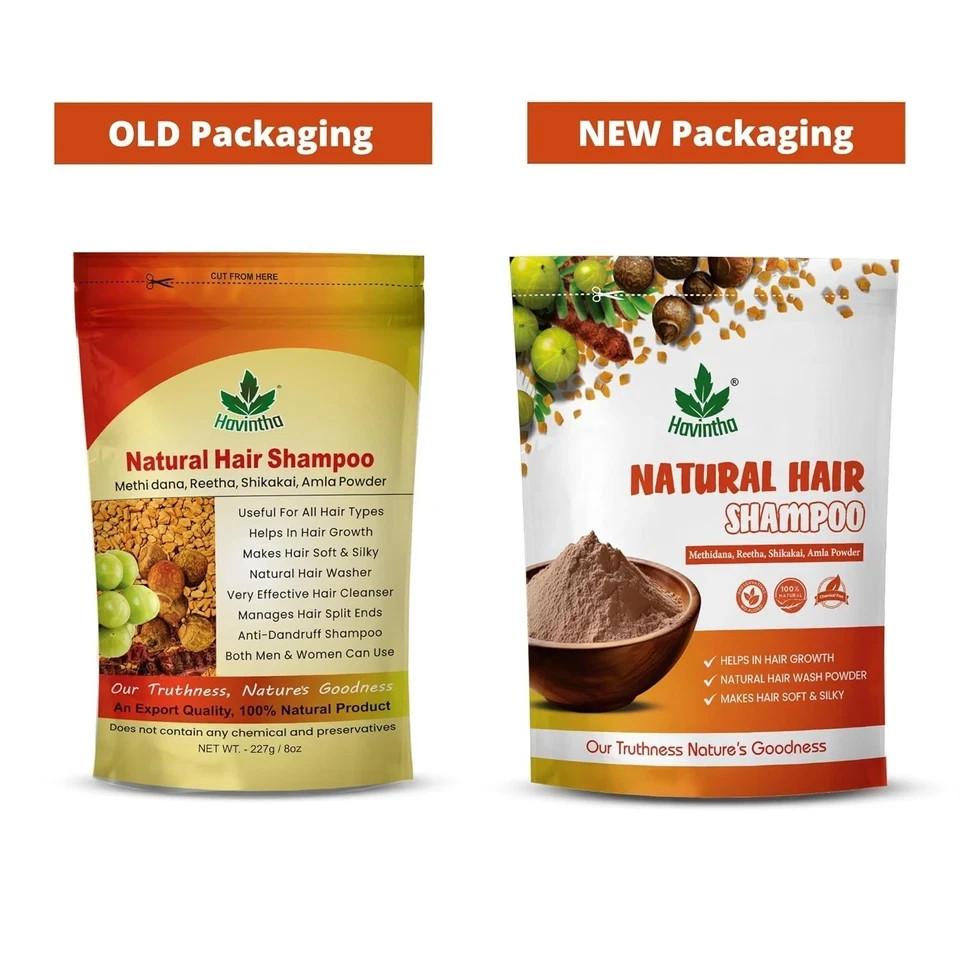 Havintha Natural Hair Shampoo Totally Organic Paraben And Sulphate Free 227g