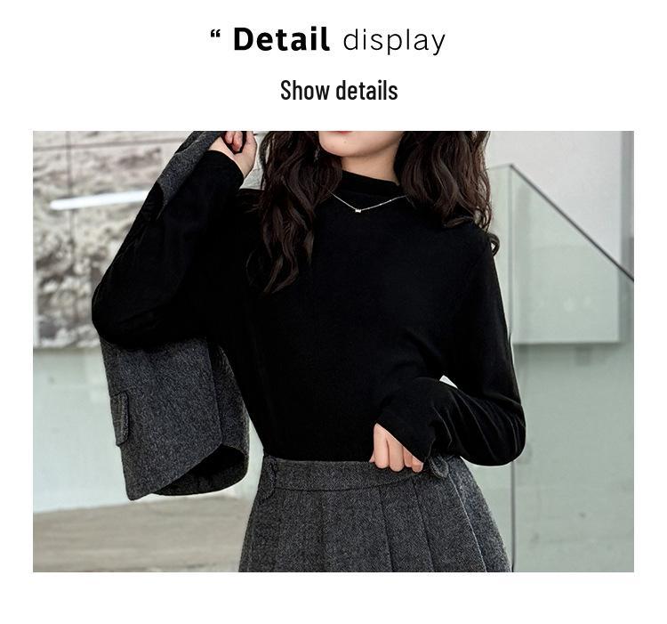 Стильный серый комплект из жилета и юбки для девочек на весну/осень 2025 года