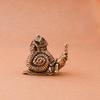 Small Ornaments Tea Pet Ceremony Copper Simulation Animal Figurines Miniatures Toys Hip Hop Exaggerate Solid Brass Snail House