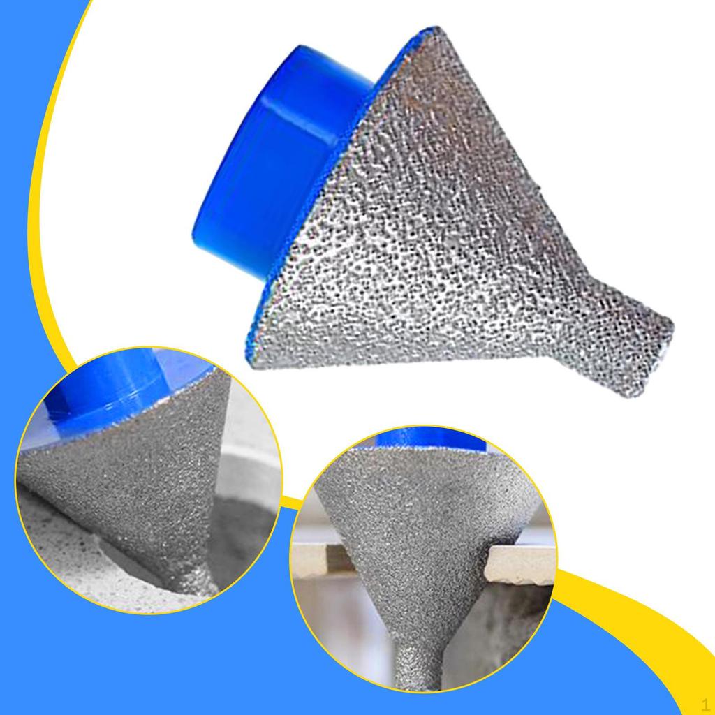 Diamond Beveling Chamfer Bit Countersink Wear Resistant Hole Enlarging Trimming for