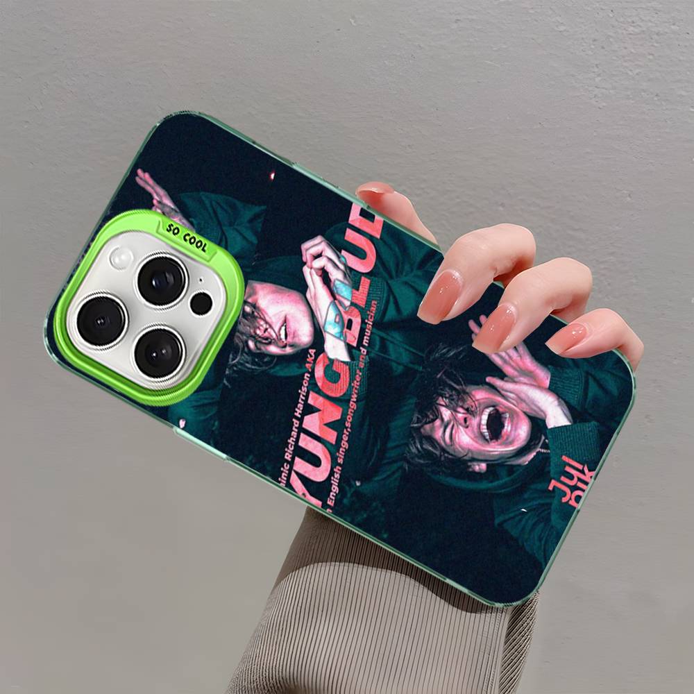Y-Yungblud Lowlife Для iPhone 15 14 13 Plus 17 16 12 11 Pro Max Матовый Цветной Серебряный Роскошный Чехол для Телефона