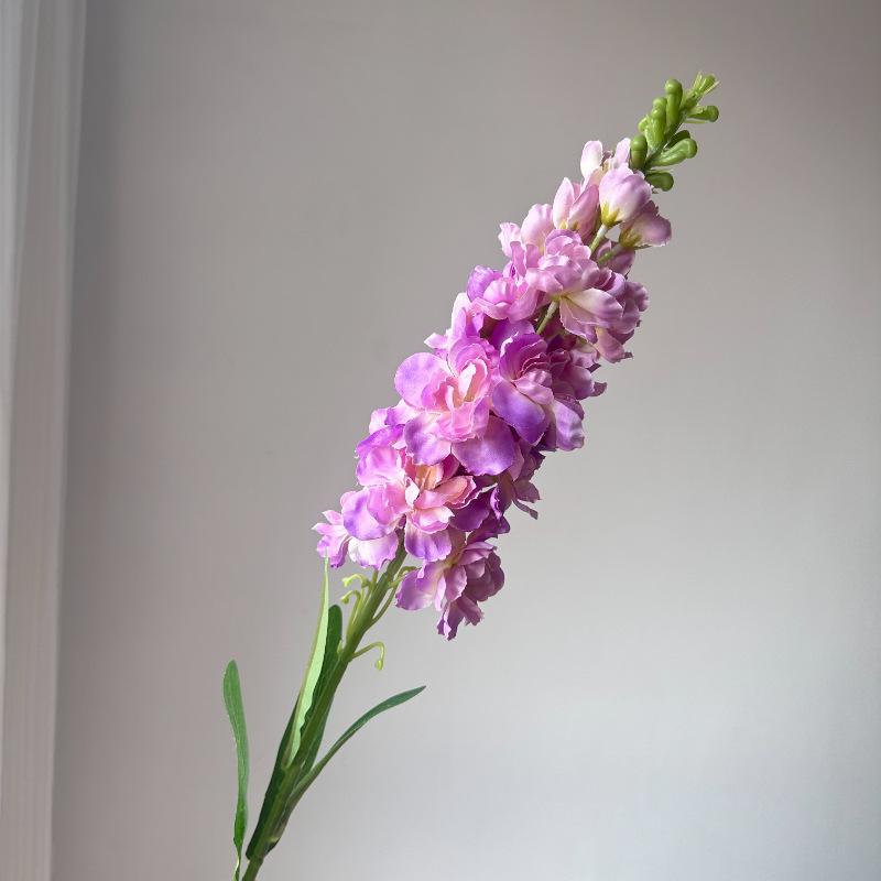 Большой искусственный гиацинт, фиолетовый цветок, ветка Fleurs Artificielles для дома, свадебное украшение, искусственные цветы