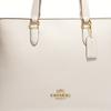 New COACH Cow Leather Handbag, Shoulder Bag, Crossbody Bag Tubas Women's Chalk White CH251-IMCAH