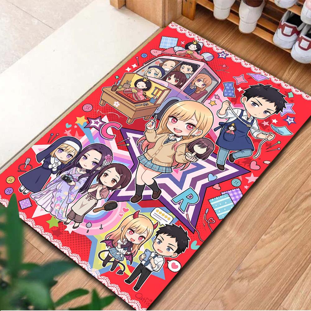 My Dress-Up Darling Carpet Floor Mat Gamer Bedroom Home Room Decor Washable Non Slip Large Area YUN6512