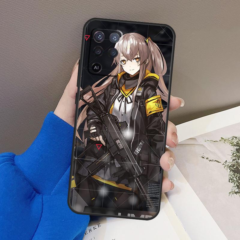 Игровой чехол Girls Frontline для Oppo A76 A16 A96 A17 A18 A60 A80 A40 A38 A58 A78 A98 A94 A74 A54 A15 A57 A77 A5 Pro