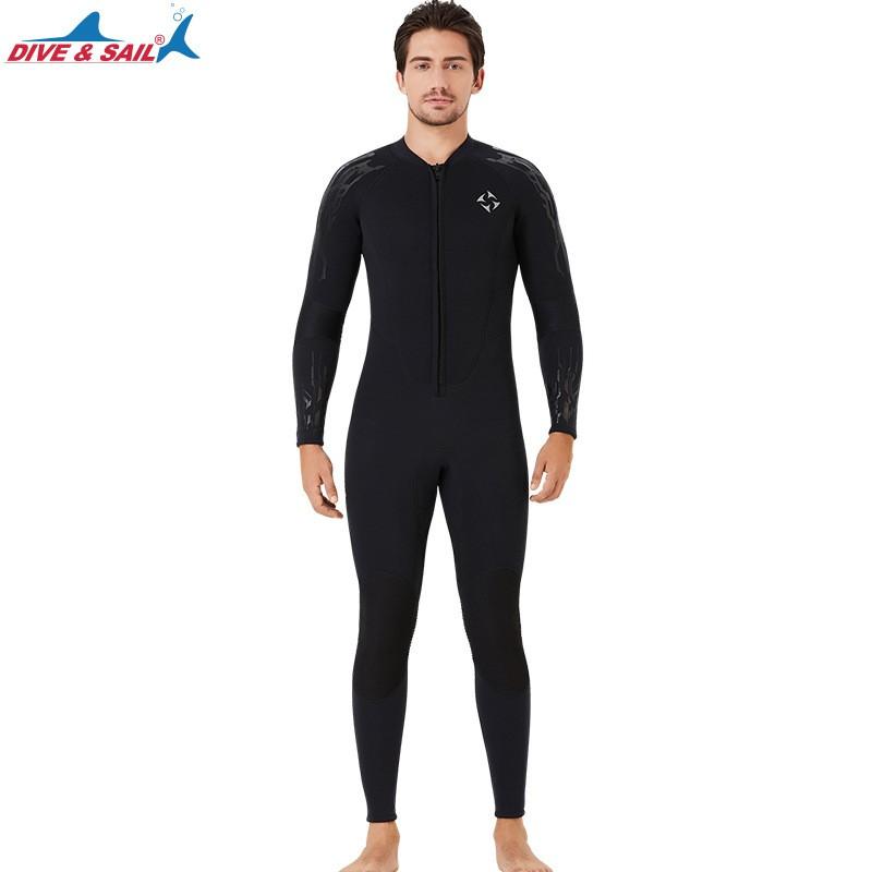 3mm Fullsuit Wetsuit Men Women Thermal Dive Surf Swimsuit Winter Spring Summer Autumn Use