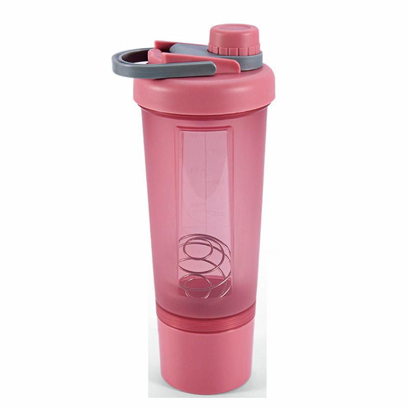 Бутылка для питья 500 мл Порошок сывороточного протеина Шарик-венчик для воды Активная бутылка для воды Герметичная бутылка для питания