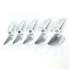 Competition-Grade CNC 2-Blade Aluminum Propeller (CW CCW) - 4.76mm Bayonet Metal Boat Prop for Brushless Electric Boats