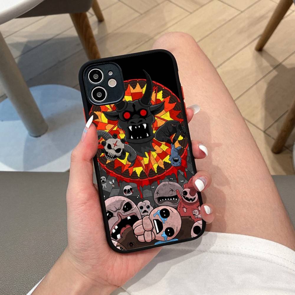 Game The B-Binding Of I-Isaac Phone Case For IPhone 16 15 14 13 12 11 Pro Max Plus X XS MAX Black Matte Phone Fundas