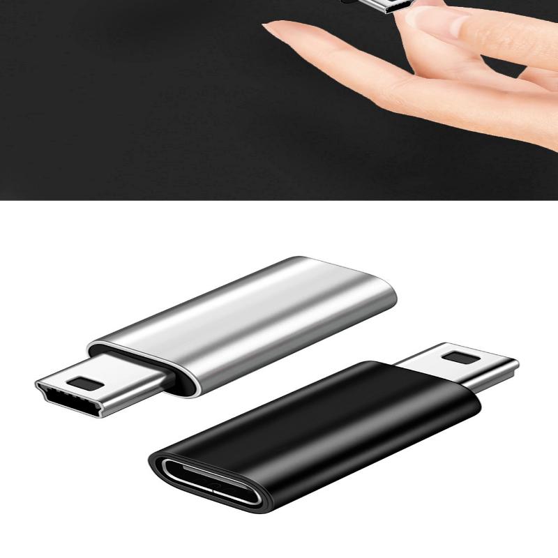 Мини-USB-адаптер, адаптер типа «гнездо-c» к разъему «мини-USB», конвертер для зарядки данных «мини-к TYPE-C»