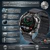 Новые Военные Спортивные Смарт-часы с GPS для Мужчин, Водонепроницаемые для Плавания, Фитнес-трекер, Батарея 730 мАч, 2 ГБ ОЗУ, Офлайн-карты, Смарт-часы Мужские