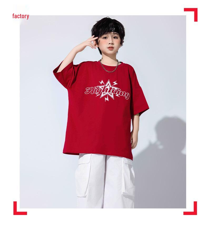Hip Hop Style Street Dance Costumes for Kids: Trendy Summer Jazz Dance Outfits for Boys and Girls