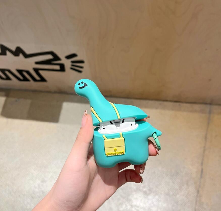 3D жираф динозавр ударопрочный защитный силиконовый чехол для наушников для Airpods Pro 2 чехол/Airpods Pro/Airpods 1/2/3 чехол для детей