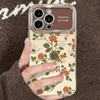 Стильный чехол для телефона с цветком розы для iphone 17 16 15 14 13 12 11 Pro Max Гальванизированная жесткая накладка