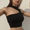 Summer Sleeveless Sexy Women Girls Summer Vest Crop Top Shirt Blouse Casual Slim Black Tanks Hot S M L