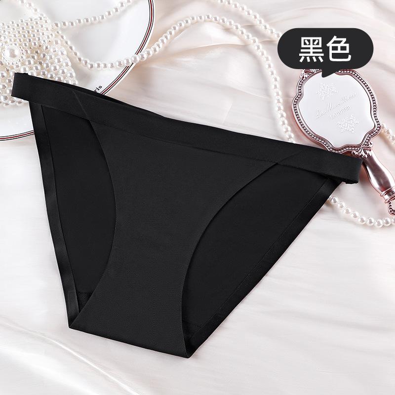 Женские трусы, бесшовное нижнее белье, тонкие удобные трусики, трусы с низкой талией, треугольные шорты с подтяжкой бедер для девочек