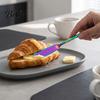 Kitchen Gadget for Breakfast Stainless Steel Jam Spreader Cutter, Multi-purpose Tool with Curved Tableware Western Food Blade, Easy Cleaning