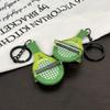 Mini Acrylic Pickleball Paddle Keychains Bright Multicolor Sturdy Key Ring for Pickleball Team Commemorative Gift