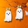 Halloween Cute Ghost Cartoon Ghost Earrings Stud for Women Long Tassel Earrings Festival Party Accessories Jewelry Gift