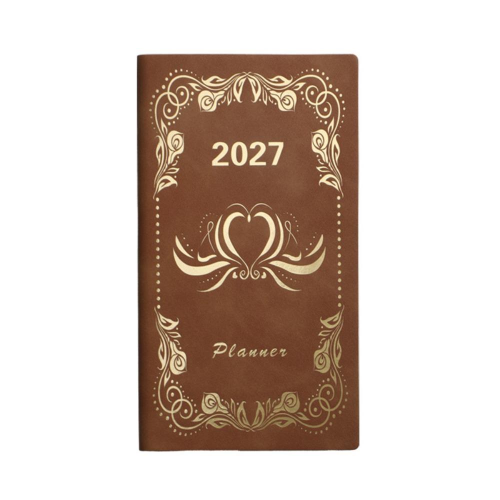 Wear-resistant 2027 Schedule Planner Notepad A6 Office Work Planner Diary Writing Pads Business