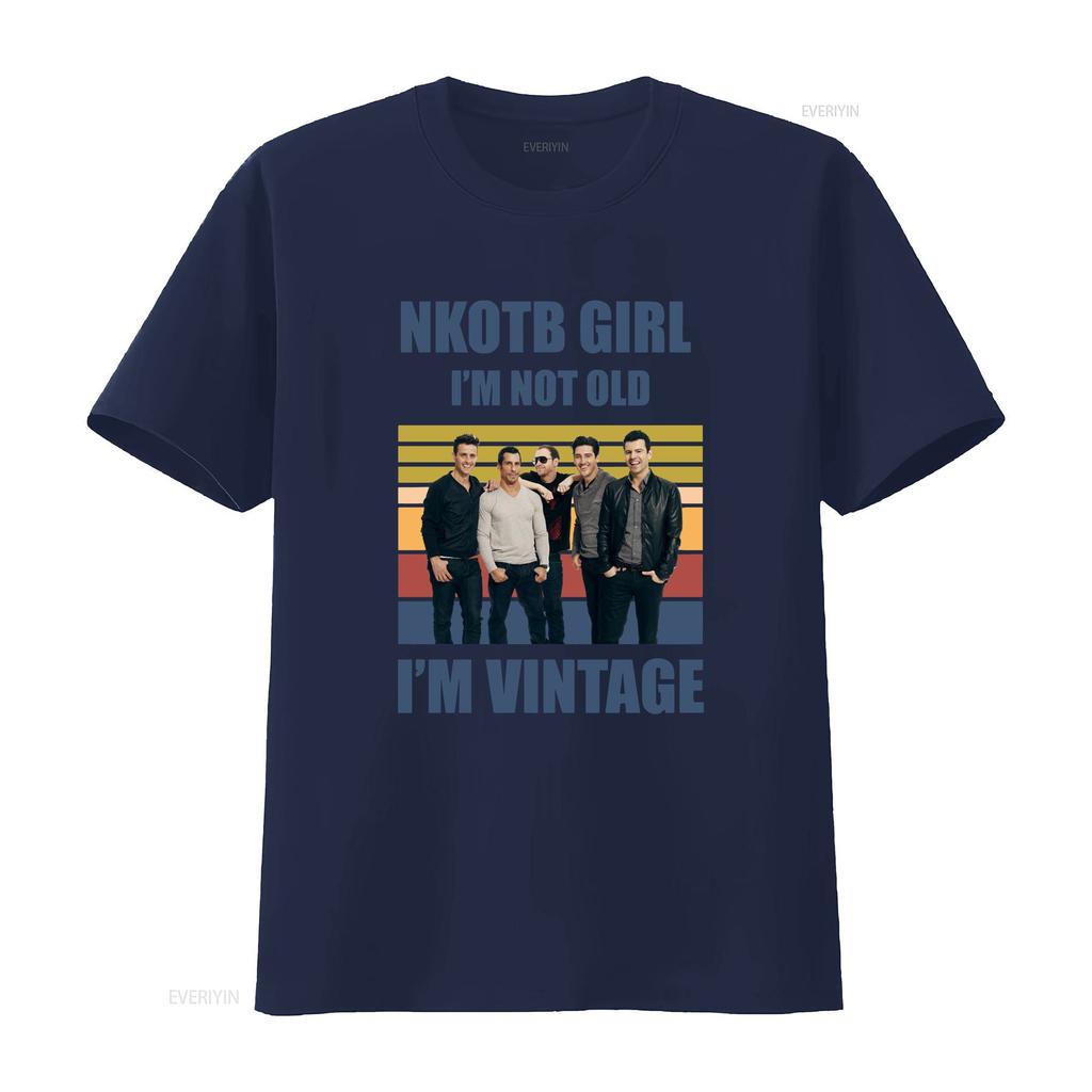 New Kids on the Block T Shirt Rock Band Vintage NKOTB Group Concert Cute for Music Lovers vintage Washed Unisex Casual