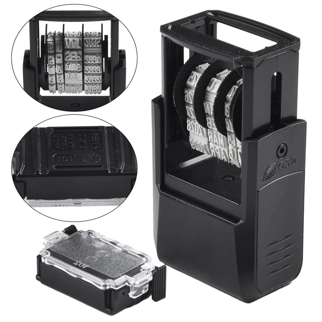 Date Stamp, Trodat Self Inking Rubber Stamp Print, Mini Dater 4810